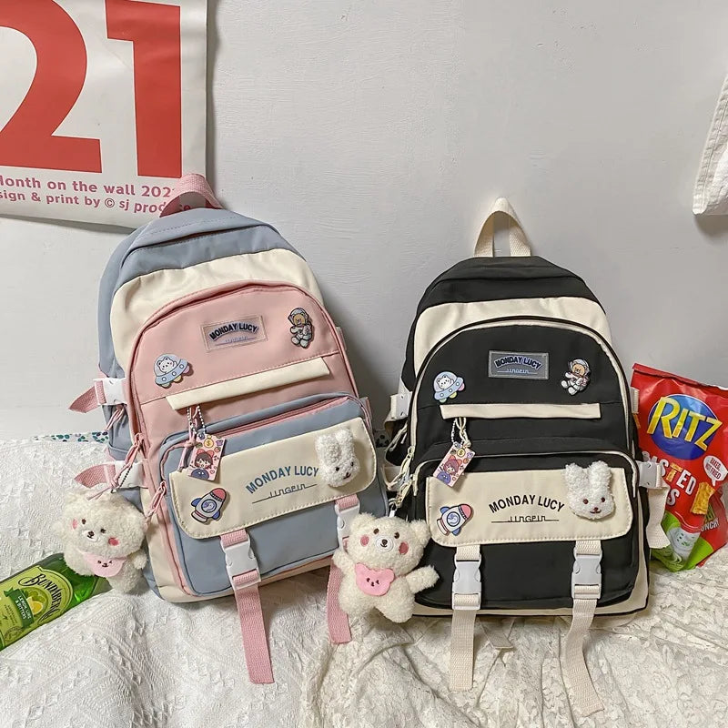 Waterproof School Backpack for Teenage Girls Laptop Backpacks