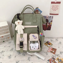 Nylon Waterproof Women's Backpack for Girls
