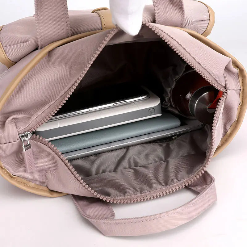 Nylon Waterproof Women's Tote Bags Large Capacity Shoulder Crossbody Bags
