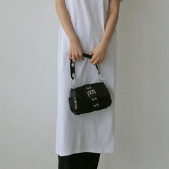Nylon Women Axillary Bags Rivet Ladies Shoulder Bag
