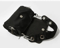 Nylon Women Axillary Bags Rivet Ladies Shoulder Bag