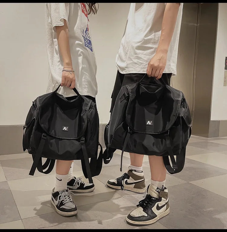 Nylon Women Backpack Girls Rucksack Shoulder Bags Large Travel