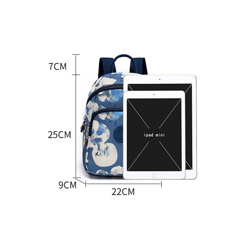 Nylon Women Backpacks Lightweight Small Daypack Girls Travel Shoulder Bag