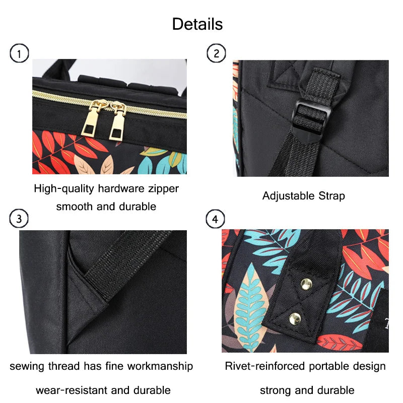 Nylon Women Backpacks Large Capacity Mommy Baby Nursing Bags Female Laptop