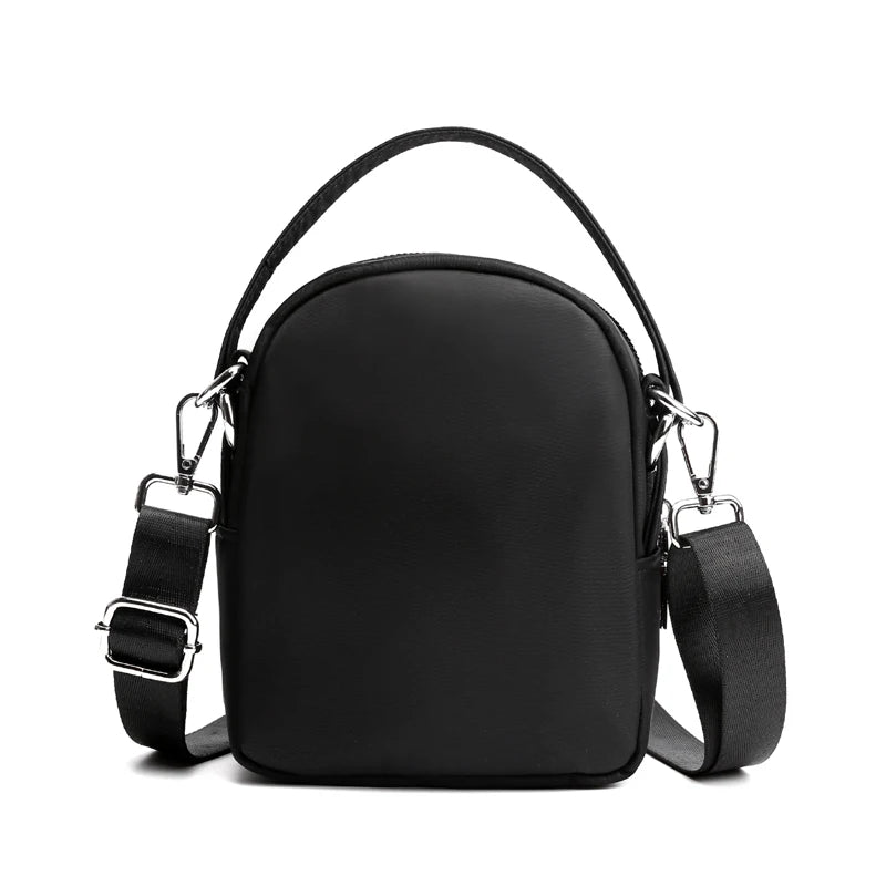 Nylon Canvas Handbags Mini Shoulder Bag Cell Phone Bags Casual Ladies Flap Bag