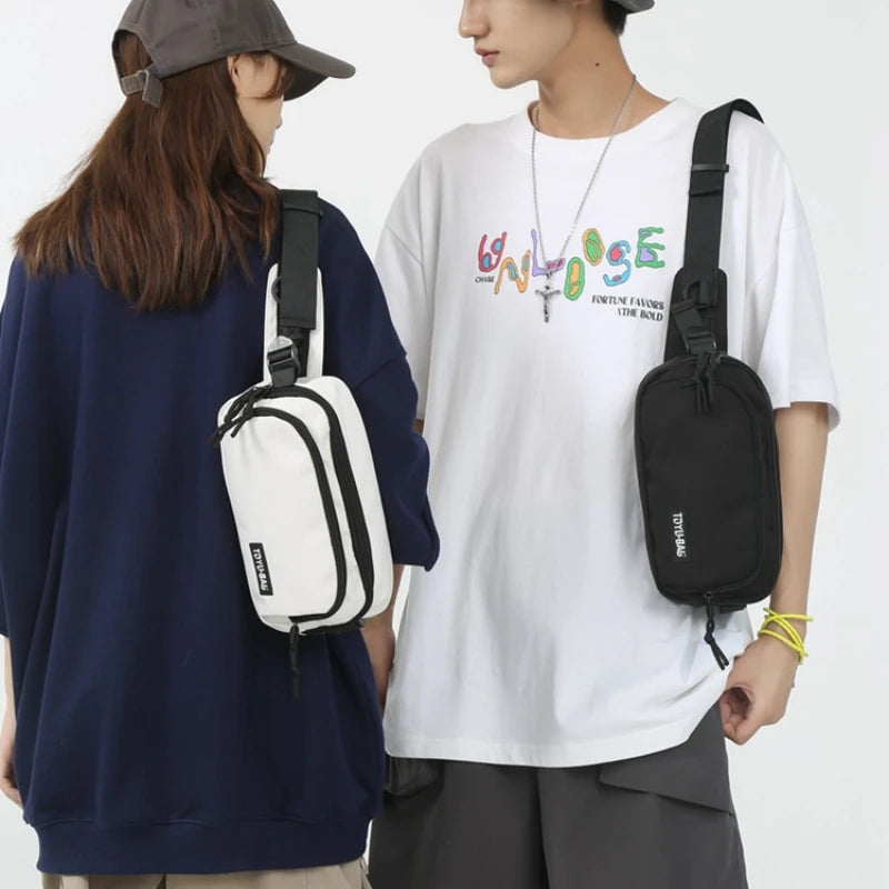 Nylon Chest Bag Crossbody Phone Sports Waist Hip Sack Fanny Pack