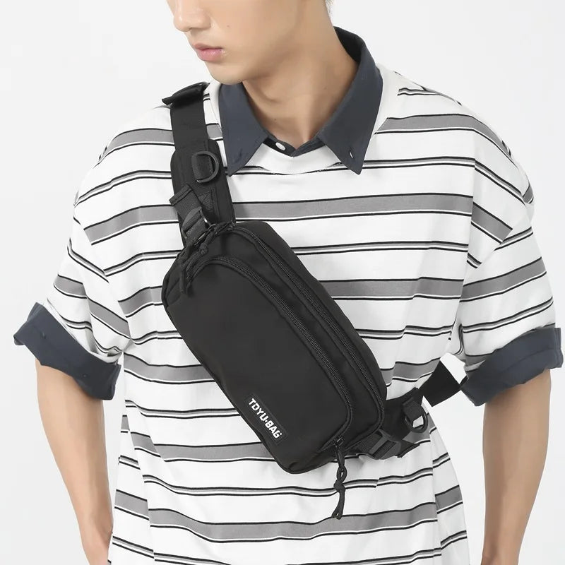 Nylon Chest Bag Crossbody Phone Sports Waist Hip Sack Fanny Pack