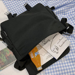 Nylon Women Messenger Bag Canvas Handbag Large Capacity Crossbody School Bag