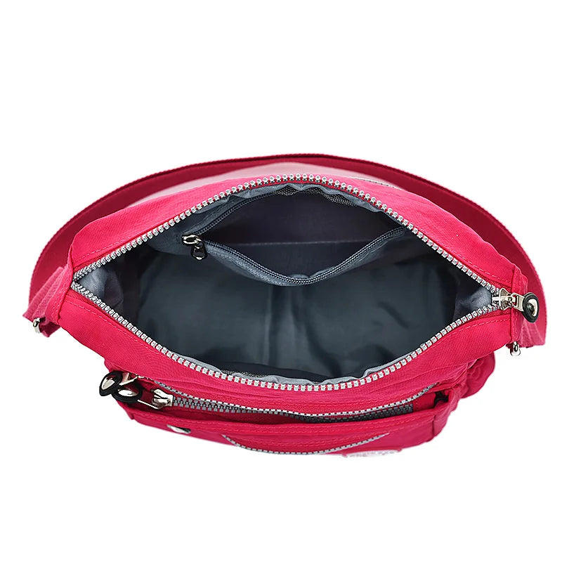 Nylon Women Messenger Bags Small Purse Shoulder Bag