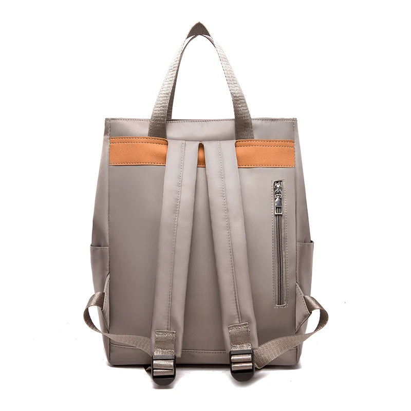 Nylon Women School Backpacks Anti Theft Backpack Large Capacity Waterproof Bag