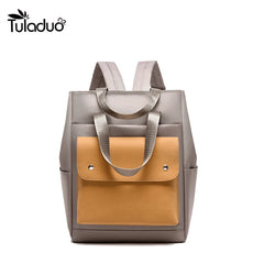 Nylon Women School Backpacks Anti Theft Backpack Large Capacity Waterproof Bag