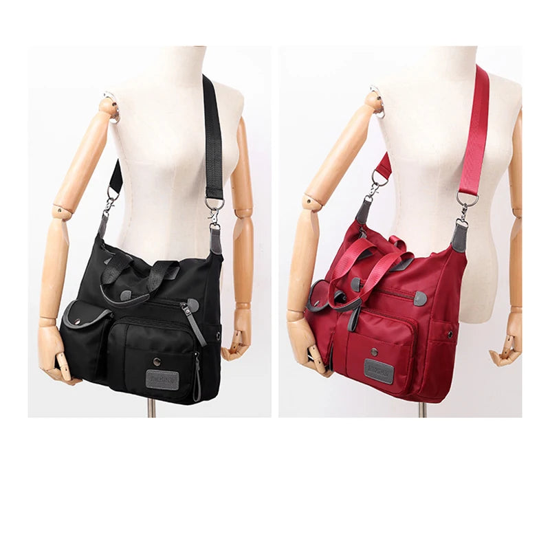Nylon Women Shoulder Bag Handbags Waterproof Crossbody Bag Large Capacity