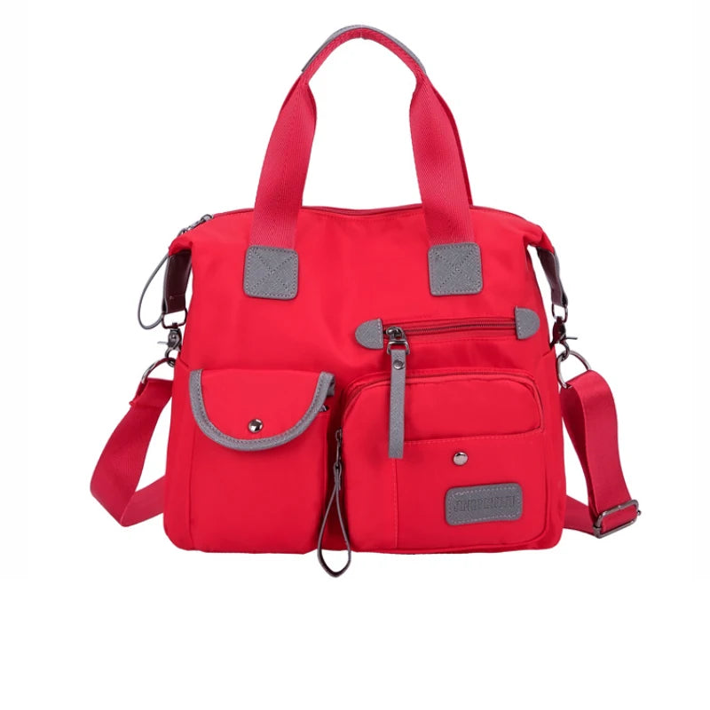 Waterproof Nylon Women Shoulder Bag Large Capacity Crossbody Tote