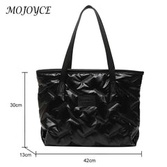 Nylon Women Shoulder Bags Casual Large Capacity Soft Zipper Portable Lightweight