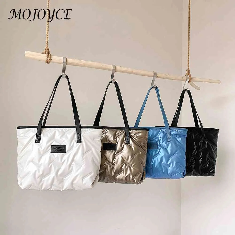 Nylon Women Shoulder Bags Casual Large Capacity Soft Zipper Portable Lightweight