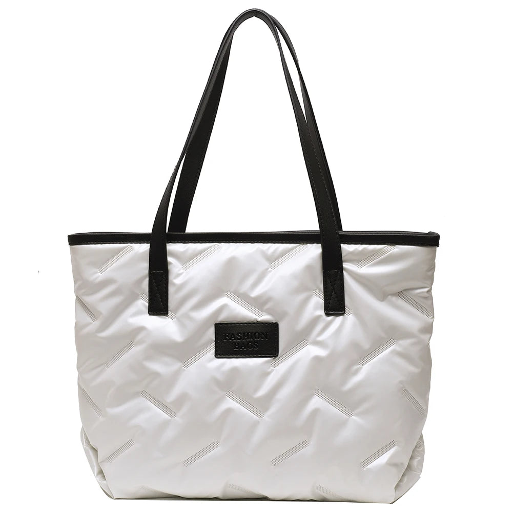 Nylon Women Shoulder Bags Large Capacity Lightweight Handbags for Girls