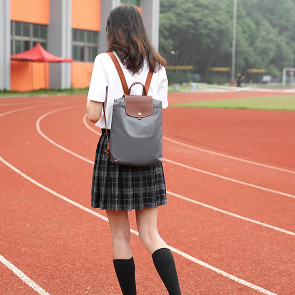 Nylon Women's Casual Backpack Female Teenagers Girls Handbag