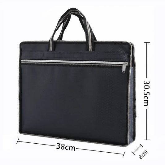 Nylon Zipper Business Briefcase Waterproof Handbag
