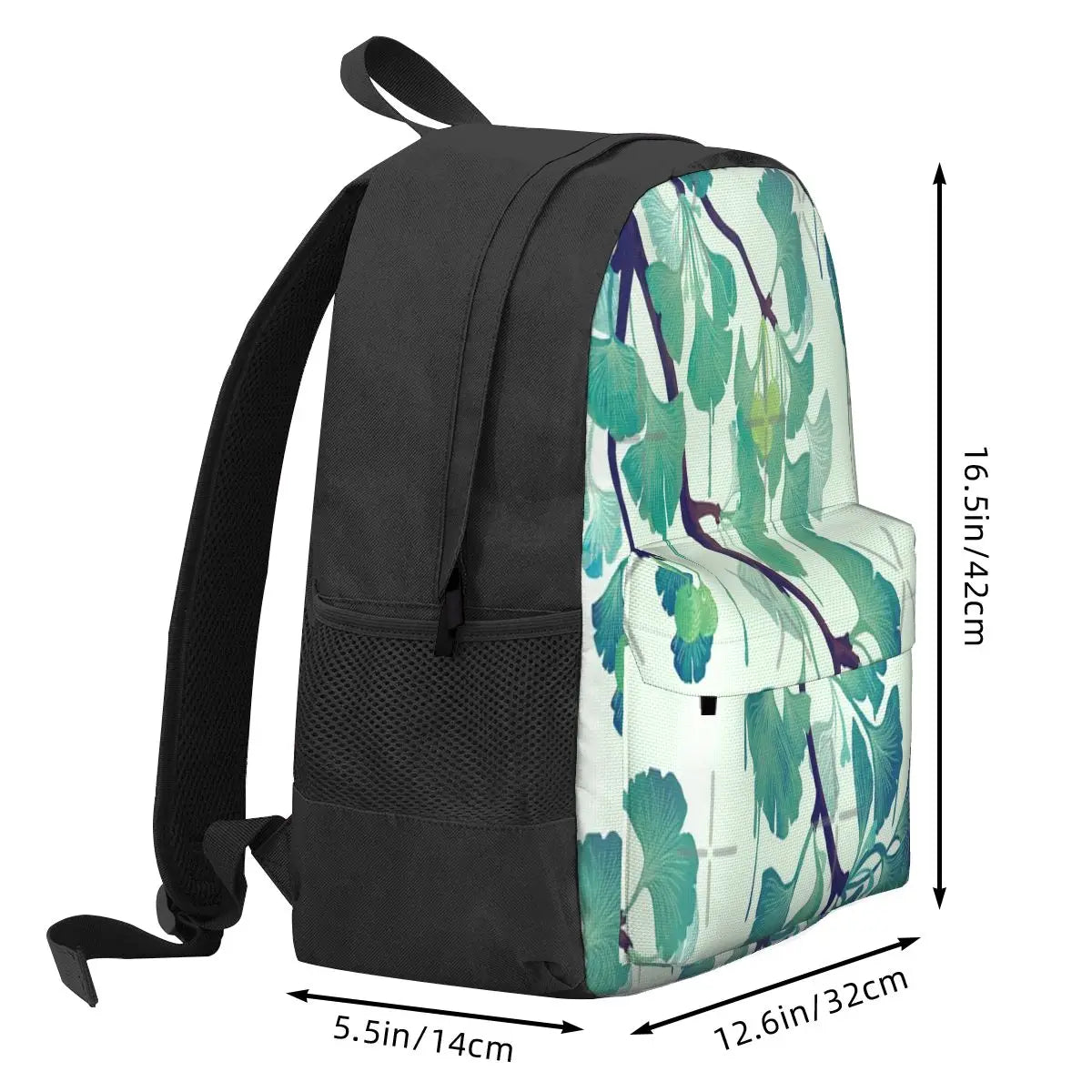 Ginkgo In Green 2 Backpacks Men's Backpacks Bags For Women
