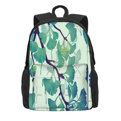Ginkgo In Green 2 Backpacks Men's Backpacks Bags For Women