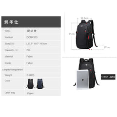 Men's Backpack Oxford Laptop Bags Casual Student Waterproof SchoolBag