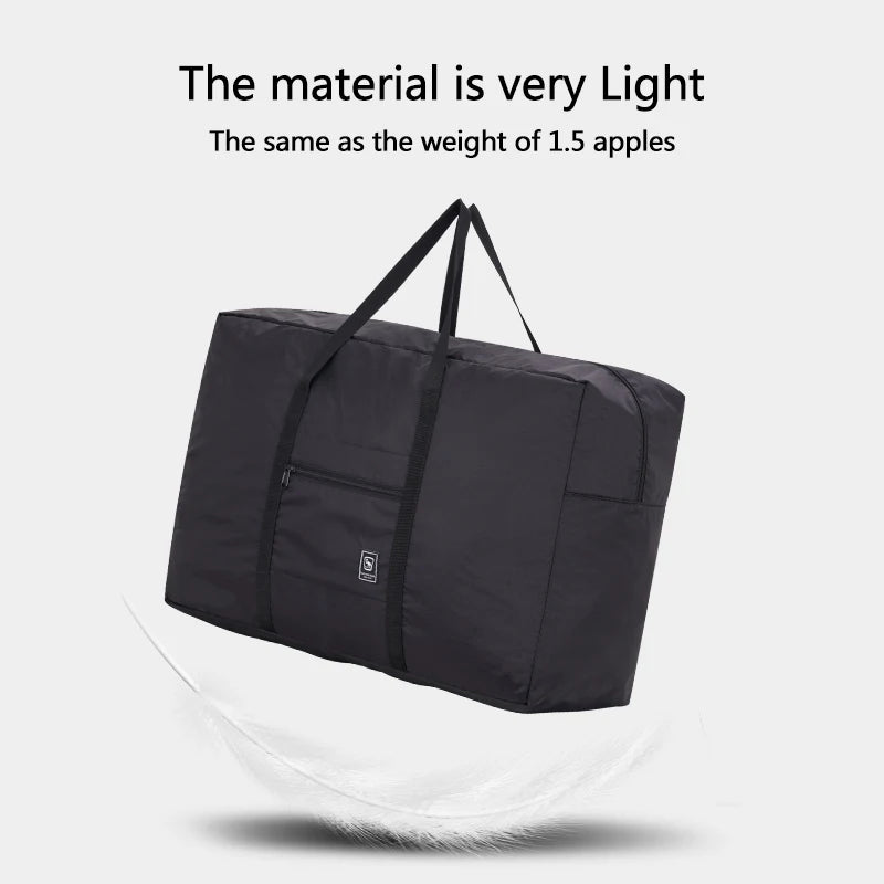 Portable Travel Bags Folding Unisex Large Capacity Women Hand Luggage Business T
