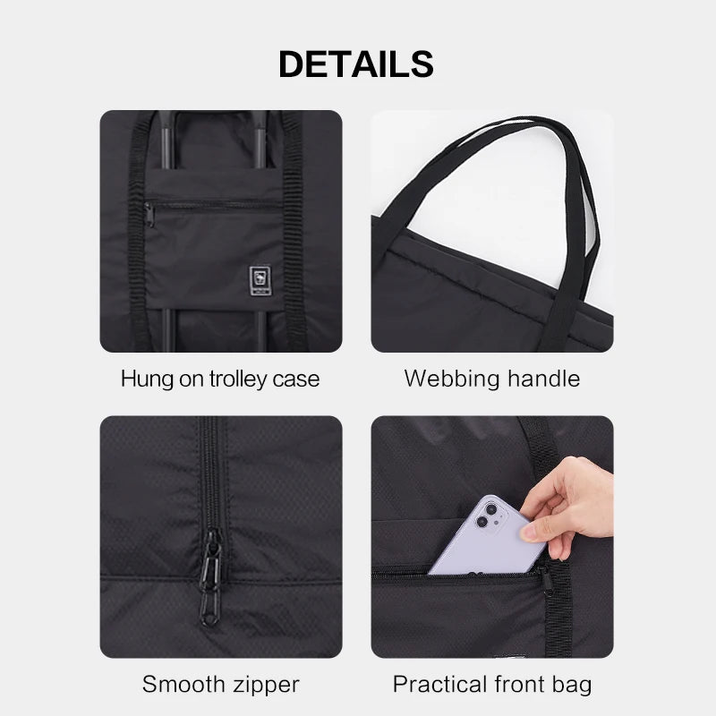Portable Travel Bags Folding Unisex Large Capacity Women Hand Luggage Business T