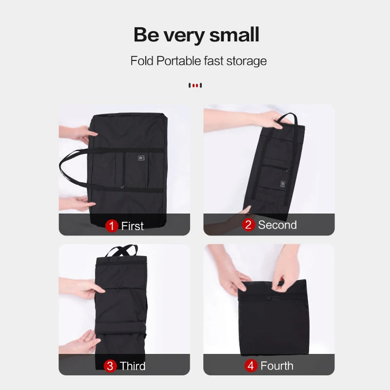 Portable Travel Bags Folding Unisex Large Capacity Women Hand Luggage Business T