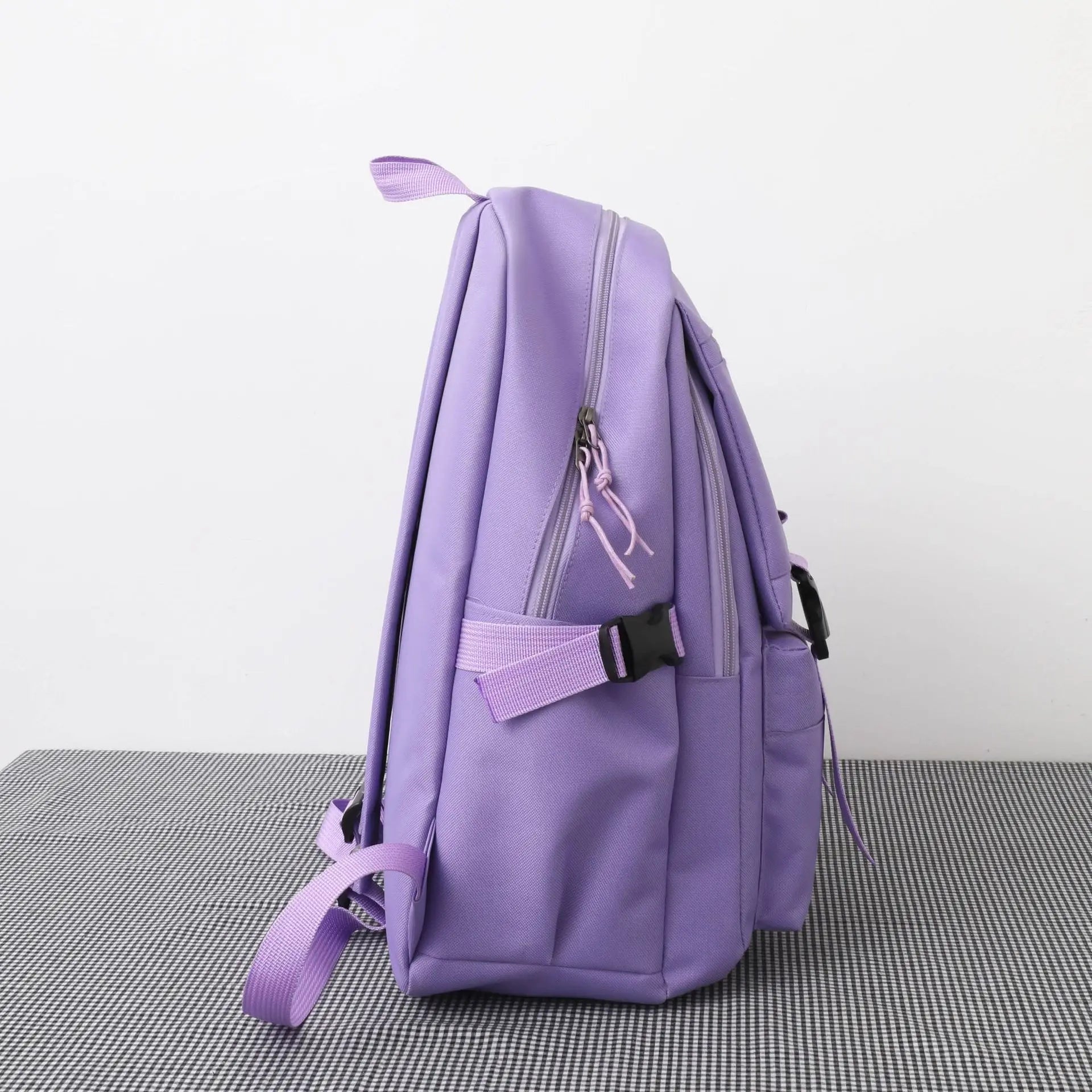 5pcs/set Purple School Bags for Teenage Girls Handbag Shoulder Bag Pencil Bag Se