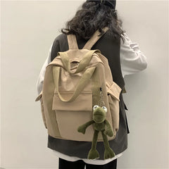 Waterproof Nylon Backpack Shoulder Travel Bag School Backpack