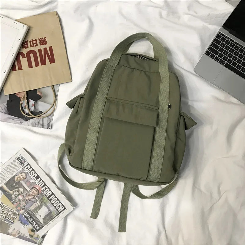 Waterproof Nylon Backpack Shoulder Travel Bag School Backpack