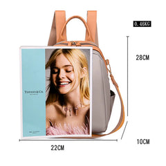 Women Casual Mini School Backpack - Small Shoulder Bag