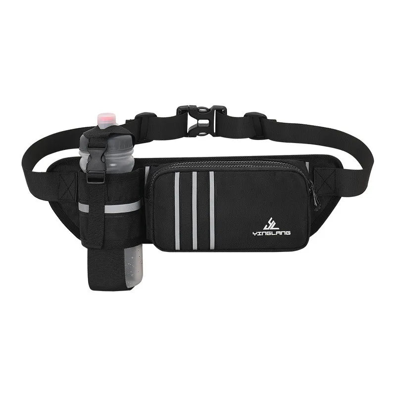 OKKID Running Waist Bag for Women Outdoor Sports Hiking Water Bottle Bag