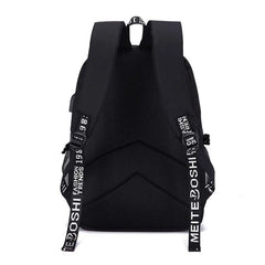 Teenage Boys School Backpack with USB Port