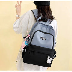 Teenage Girls Nylon Bookbag School Backpack Kids Satchel