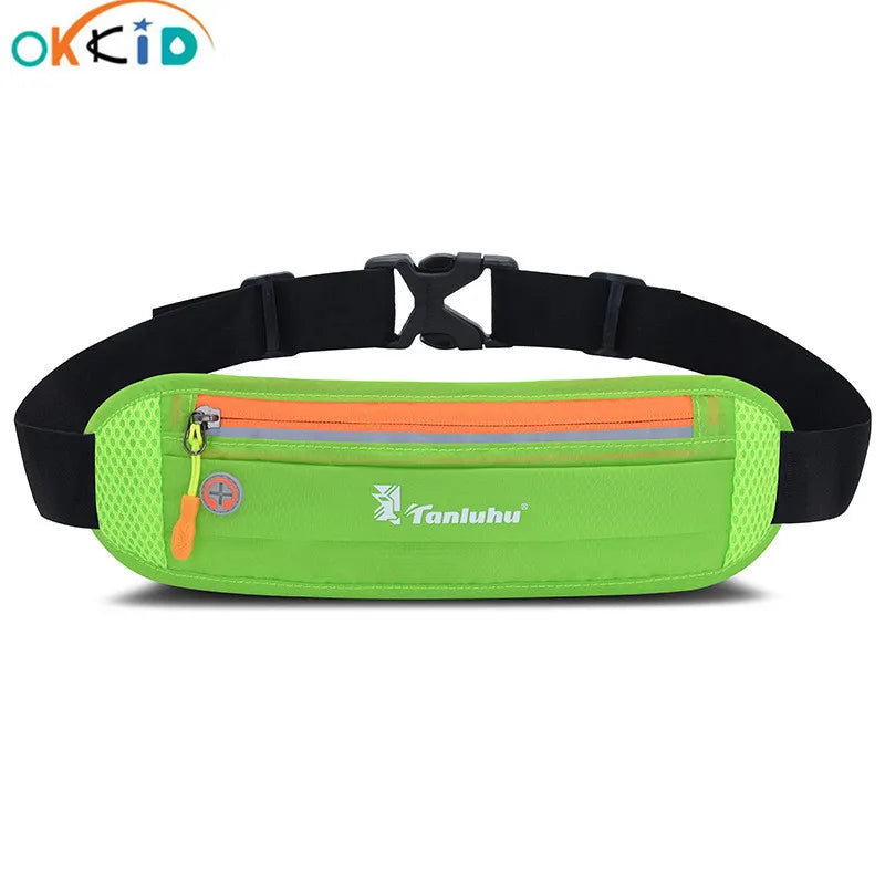 OKKID Ultra Thin Running Waist Bag for Women Outdoor Sport Waist Pack