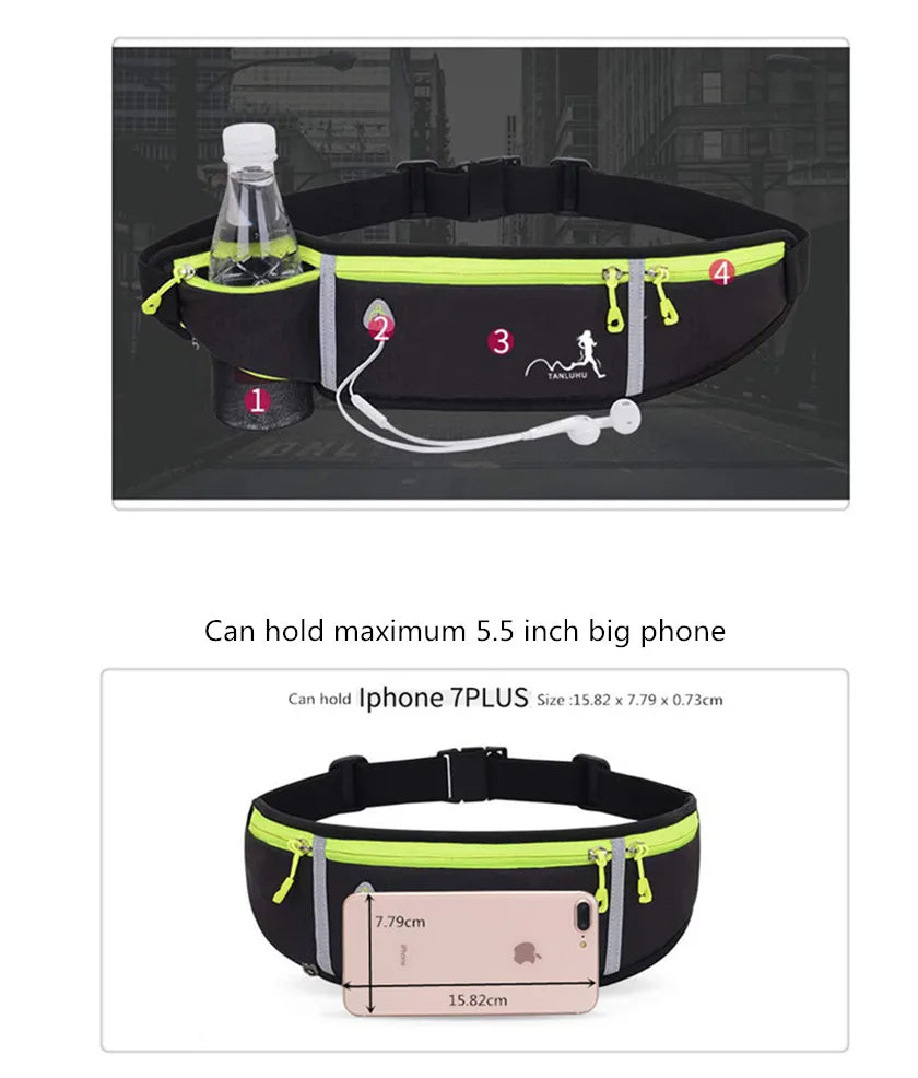 Running Waist Bag for Women Outdoor Sports Phone Belt Chest Pack