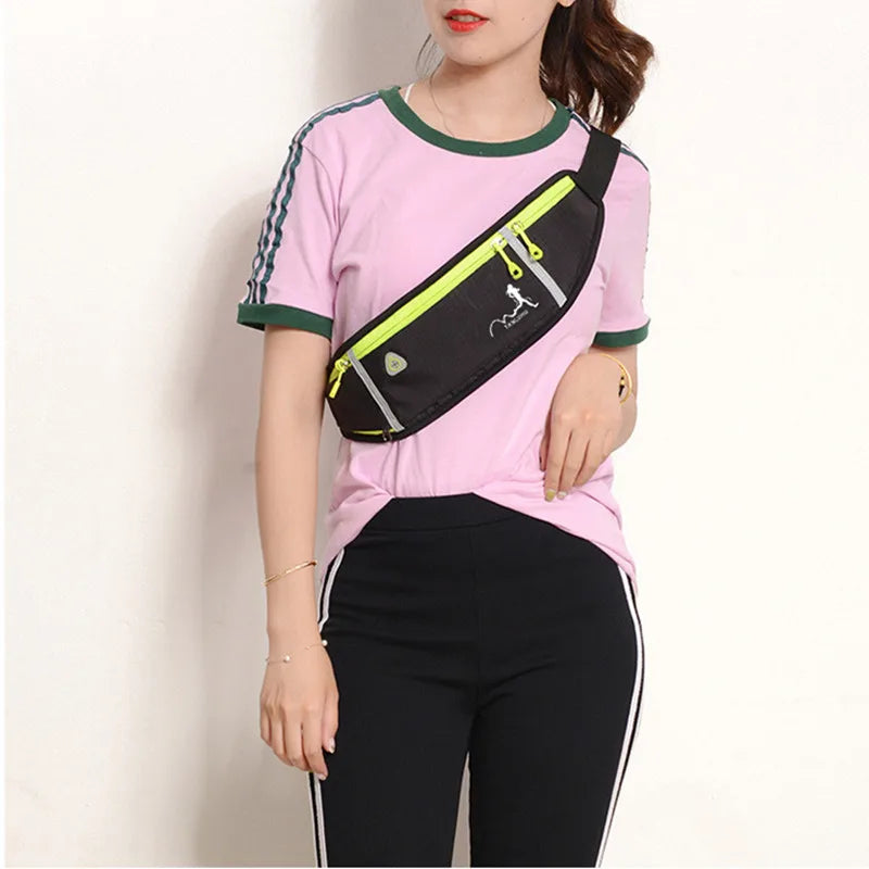 Running Waist Bag for Women Outdoor Sports Phone Belt Chest Pack