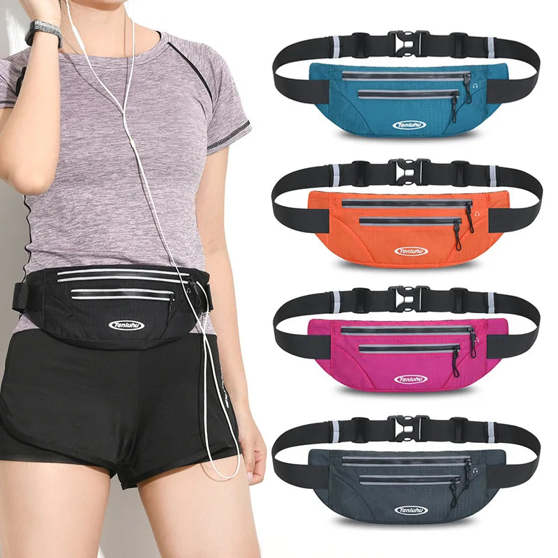 OKKID Running Waist Bag for Cell Phone Outdoor Sports Waist Pack Women