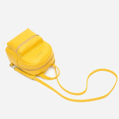 Small Leather Backpack for Women Mini Shoulder Bag