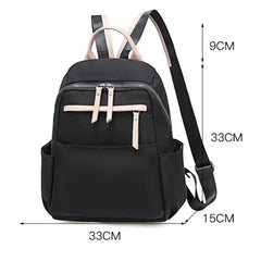 Small School Backpack for Women, Casual Travel Bag, Pink Girls Bag