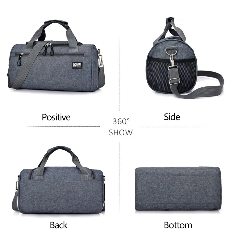 Nylon Light Sport Travel Bag For Men Outdoor Large Capacity Duffel Handbag