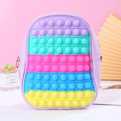 Girls' Rainbow Schoolbag Kindergarten Backpack Shoulder Bags