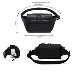 Waterproof Men Fanny Pack Waist Bag Phone Pouch Travel Waist Pack