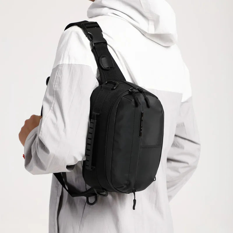 Waterproof Men Waist Bag Chest Pack Outdoor Sports Crossbody Bag