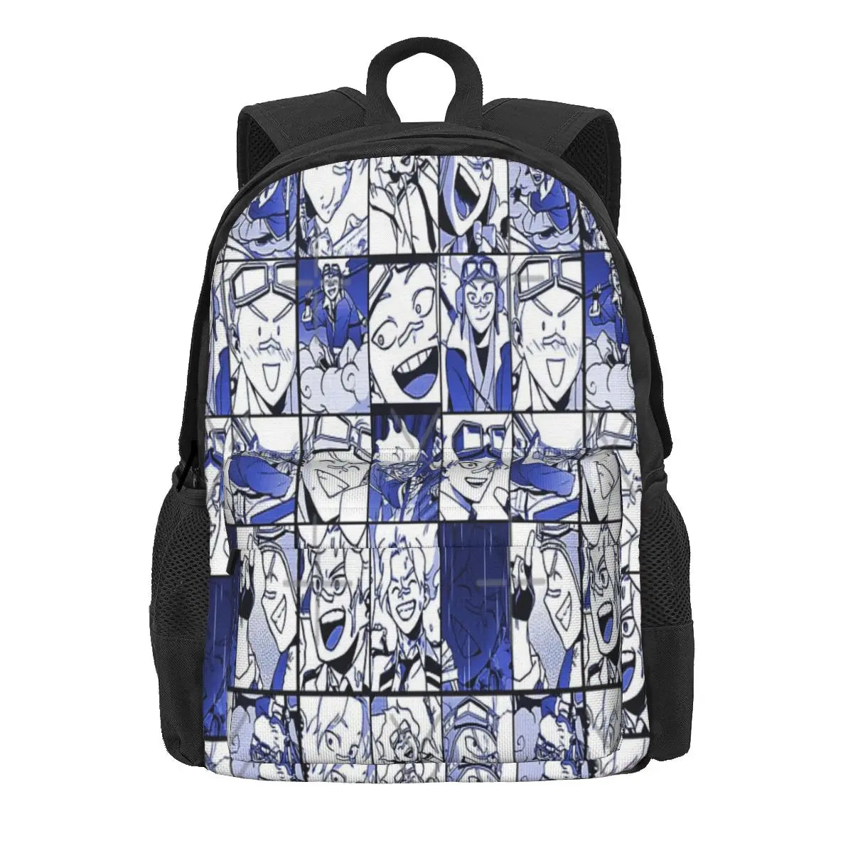 Oboro Shirakumo-Collage Backpack Men/Women Print Zipper