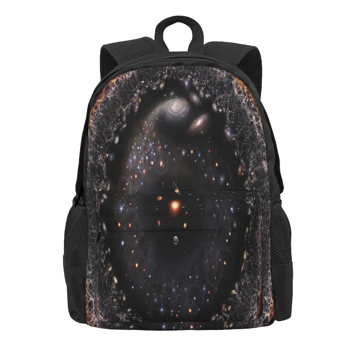 Universe Logarithmic 1 Backpack School Bag Zipper Close Girl