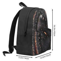 Universe Logarithmic 1 Backpack School Bag Zipper Close Girl