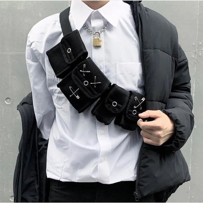 Occident High Street Wind Vintage Crossbody Bags Women Y2k Casual Pack