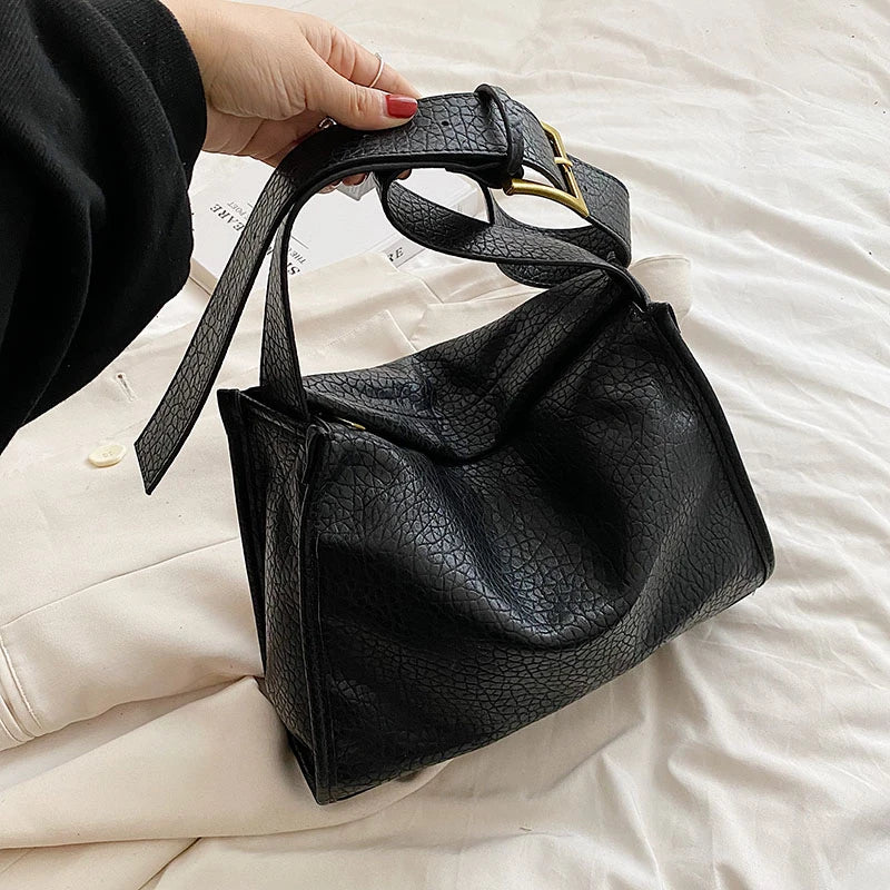 Women PU Leather Crossbody Sling Bag Lady Handbag Zip Shoulder Bag